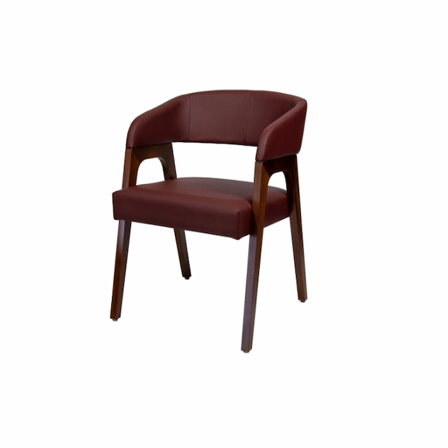 Кресло Клен Берни мтк657 с мягким сиденьем (деревянный каркас, Oregon 26)