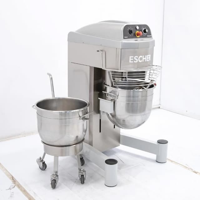 Планетарный миксер Escher PM 60-V + 2 дежи + тележка для дежи арт. УТ-00092068 (Восстановленное 1 шт)