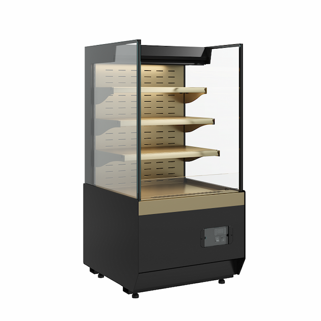 Витрина холодильная Carboma Cube 2 KC70 VM 0,6-2 STANDARD открытая, горка прямая боковина (версия 2.0) (9005-0109)