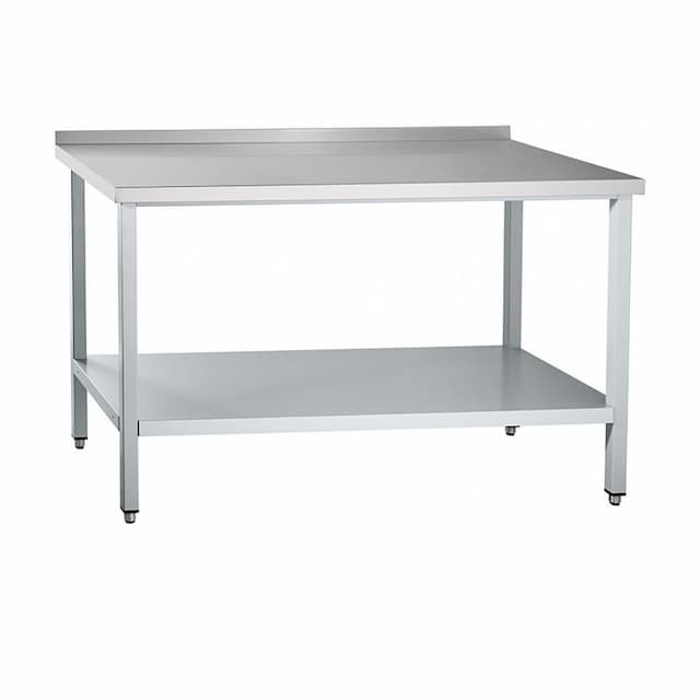 Стол производственный Abat СПРП-7-3 (столешница-нерж., каркас с полкой-нерж.)